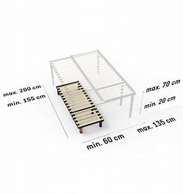 Couchette modulable et ajustable ALPHEE de CAMPINAMBULLE