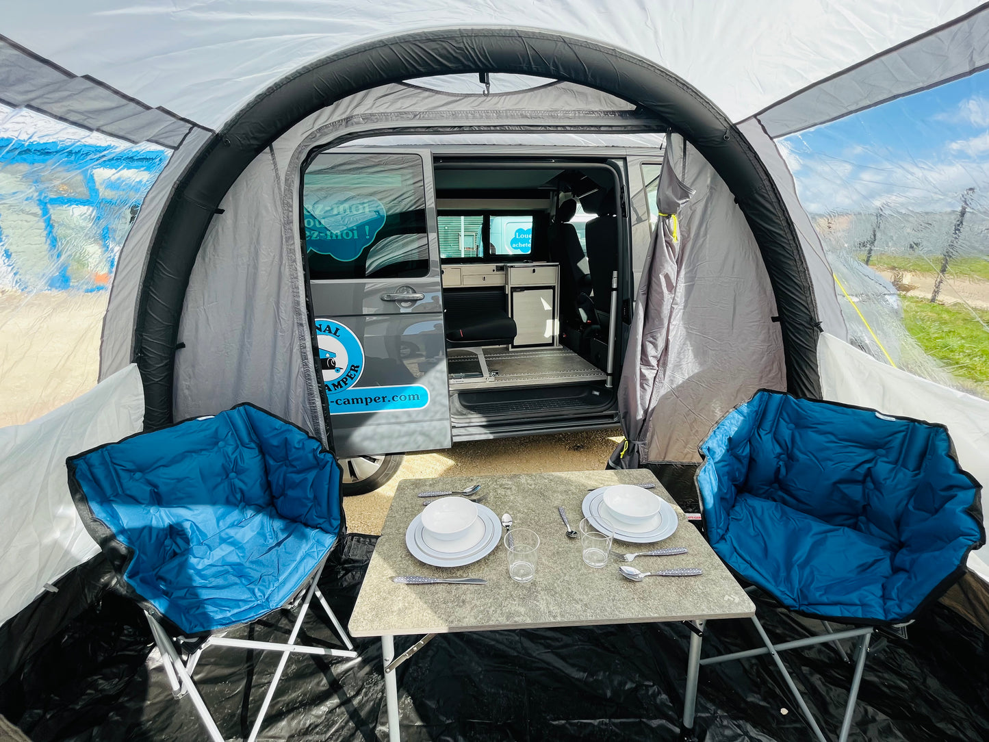 Auvent Sprint Air KAMPA pour van ou fourgon