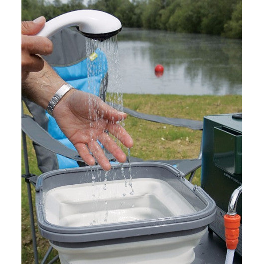 Chauffe eau portable à gaz et douchette KAMPA